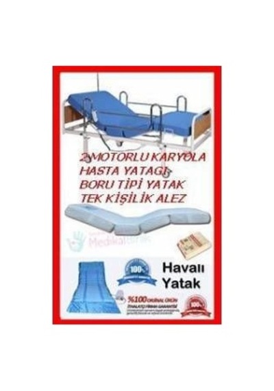 Hasta Karyolası 2 Motorlu Elektrikli Emek Hasta Yatakları