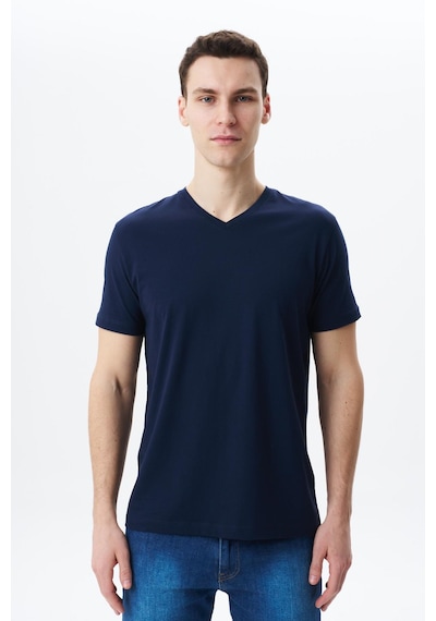AR-MA Arma Erkek Regular Fit Basic Süprem V Yaka Tişört Y29364453102 Lacivert