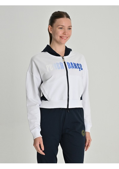 Fenerbahçe Tribün Beyaz Kadın Sweatshirt