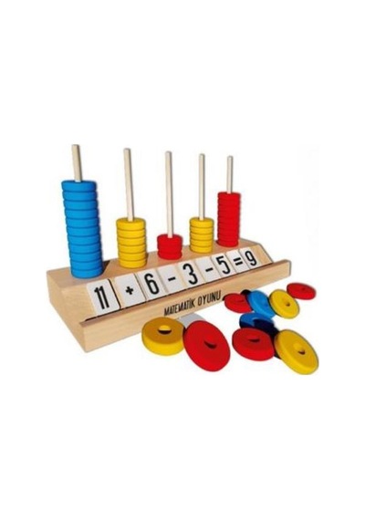 +6 Yaş Abaküs ve İşlem Seti Matematik Oyunu (redka)