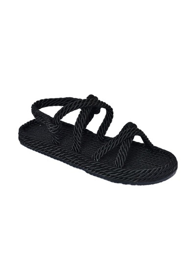 Fox Shoes Siyah Kadın Sandalet H596011704 Siyah