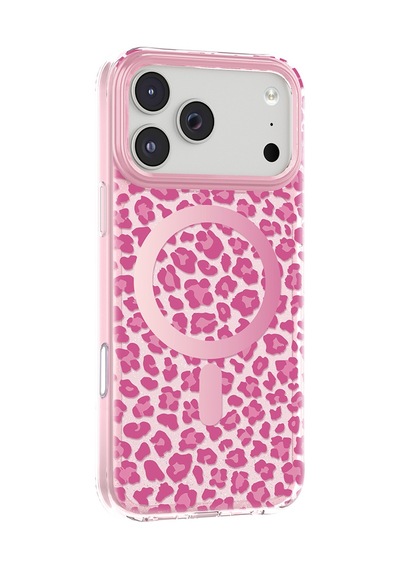 İphone 17 Pro Max Uyumlu Kılıf M-safe Şarj Özellikli Zore Paris Veyro Tpu Kapak Pembe
