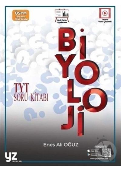 Yz Yayınları Yks Tyt Biyoloji Soru Kitabı