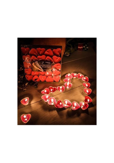 Mum Tealight Kalpli Kırmızı 25 Adet