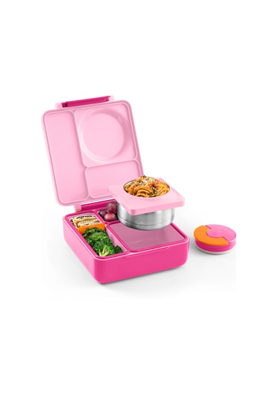 Omiebox - Isı Yalıtımlı Peri Pembesi Bento Yemek Kutusu Diğer