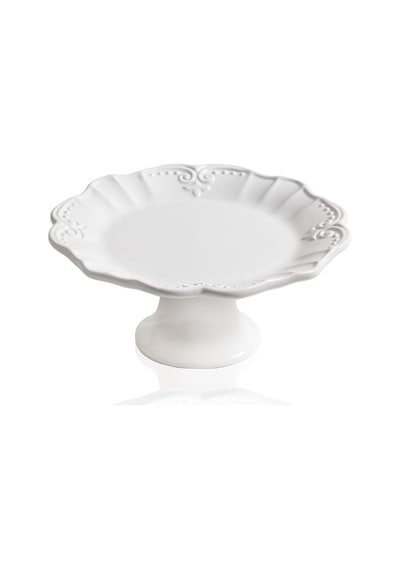 The Mia Grande Pasta Kek Standı Beyaz 22x10 Cm Grd0019 Beyaz