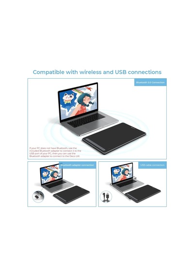 Xp-pen Deco Lw Kablosuz Grafik Tablet T 10\
