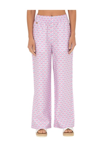 U.S. Polo Assn. Kadın Pembe Kanvas Pantolon Pembe