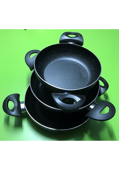Teflon 3’lü Ekonomik Sahan Seti  18/20/22cm