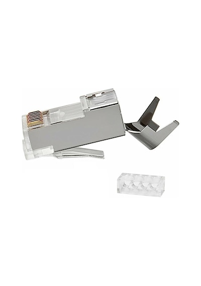 4229 Cat7 Rj45 Jack Internet Patch Kablo Ucu Konnektör Jak (10 Adet)