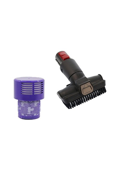 Dyson V10 Total Clean İle Uyumlu Filtre Ve Mobilya Fırçası Seti