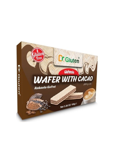 Dr.gluten Glutensiz Kakaolu Gofret 100 G