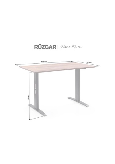 Rüzgar Çalışma Masası Barok 120x60 Cm Çok Renkli
