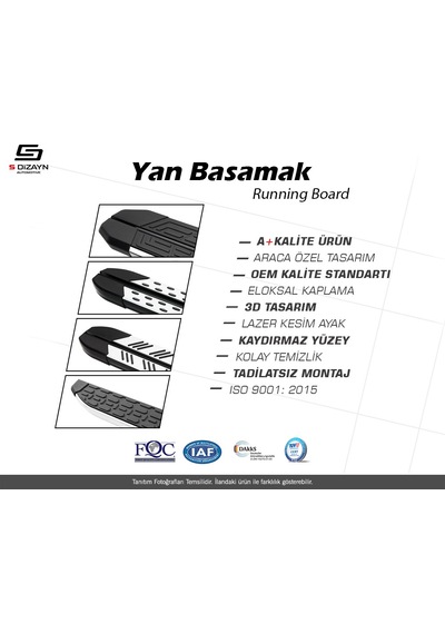 Fiat Fiorino Newline Krom Yan Basamak 173 Cm 2008 Üzeri
