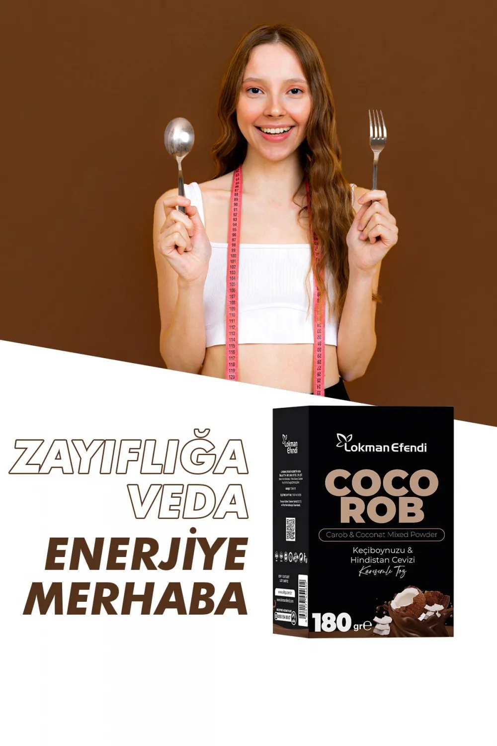 Lokman Efendi Coco Rob 180 Gr. Keçiboynuzu Ve Hindistan Cevizi Karışımlı Toz