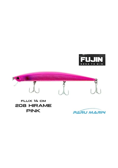 Fujin Flux 140mm 18gr Floating Maket Balık 208 Hirame Pink