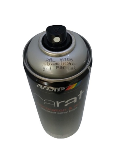 Motip Carat Ral9006 Alüminyum Gri Parlak Sprey Boya 400Ml