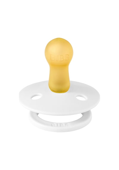 Bibs Kauçuk Emzik White 6-18 Ay Beyaz