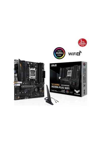Asus Tuf Gamıng A620m-plus Wıfı 4xddr5 2xdp/1xhdmı 2xm.2 Am5 Anakart