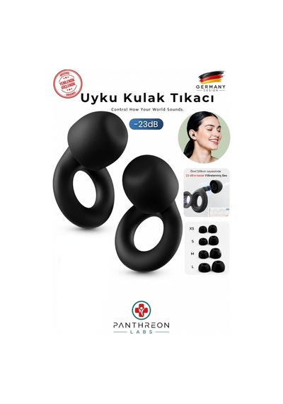 Uyku Kulak Tıkacı 28 Db Gürültü Azaltıcı Derin Odaklanma & Uyku 4 Farklı Boyut Panthreon