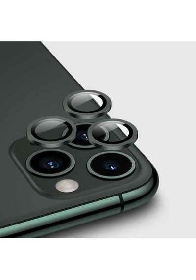 İphone 12 Pro Uyumlu Bto Cl-02 Kamera Frm Koruyucu-koyu Yeşil Koyu Yeşil