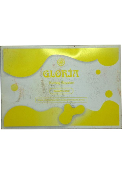 Gloria Kanarya Sarı Renk Pamuk Yün Naylon İpek Kumaş Boyası 10Gr