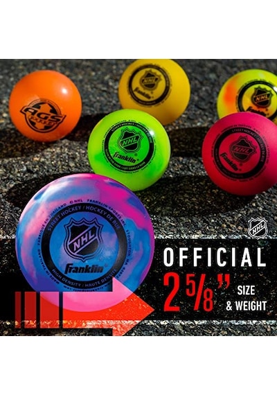 Nhl High Density Street Hockeyball, 3er-pack Açık Yeşil