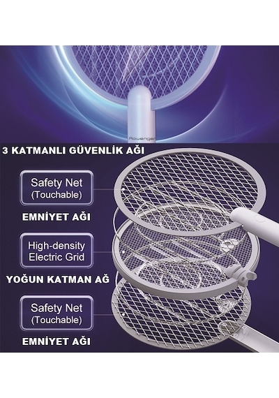 Rowenger WD-942 USB Şarjlı Işıklı Elektrikli Sivrisinek Öldürücü