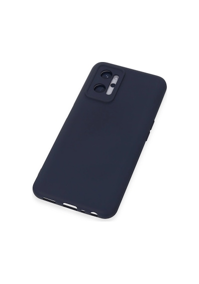 Realme 9i 4g Kılıf Nano İçi Kadife Silikon - Lacivert Renkli