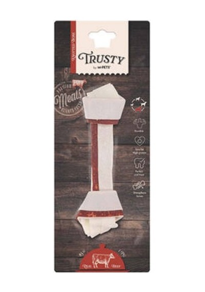 Northcity Trusty Sığır Etli Düğümlü Kemik Köpek Ödülü 85 Gr 20,3 Cm