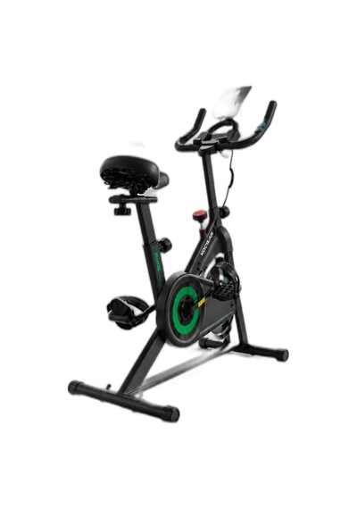 Spin Kondisyon Bisikleti 4 Kg Volanlı, Ayarlanabilir Dirençli Egzersiz Bisikleti Yeşil Genel