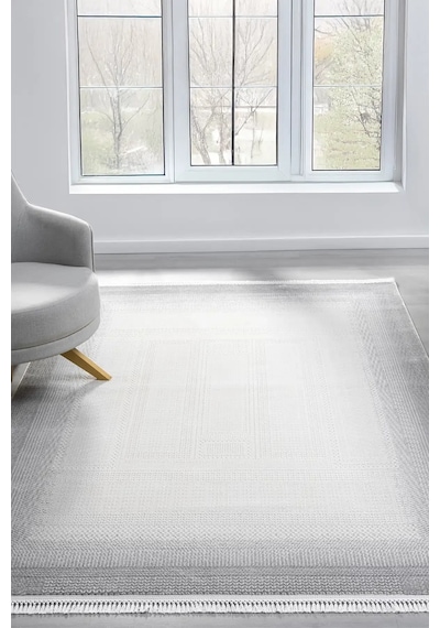 Seyran Halı Smart 12006 Gri %50 Pamuk - %25 Polyester Polipropilen Makine Halısı