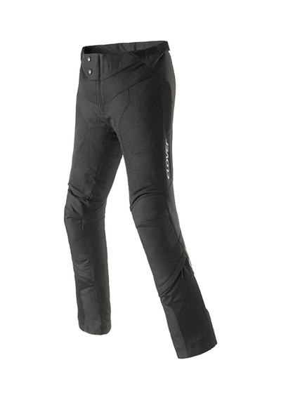 Clover Airjet-6 Korumalı Yazlık Kadın Motosiklet Pantolonu Siyah