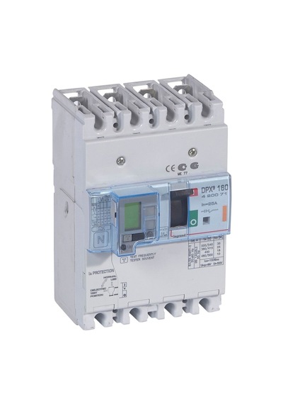 Legrand Dpx³ 160Serisi Kaçak Akımlı Kompakt Şalter 4 Kutup Icu:25Ka - 25A 400V Ac - 420071