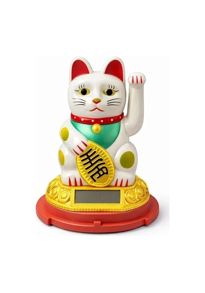 Ers Güneş Enerjili Sallanan Şans Kedisi - Maneki Neko Tcx4520