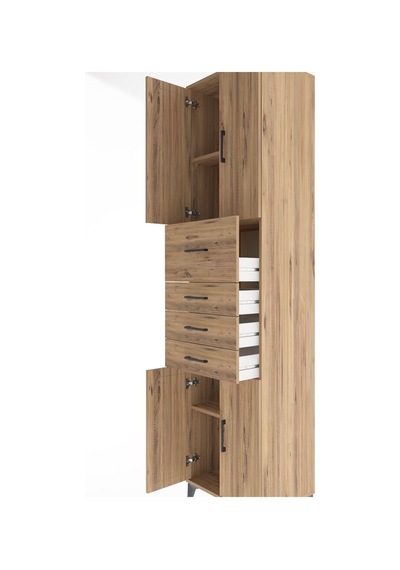 Hyperion Dolap 3 Raflı 4 Çekmeceli 4 Kapaklı 60x44x243 Çam-çam Atlas Çam Hyperion Dolap 3 Raflı 4 Çekmeceli 4 Kapaklı 60x44x243 Çam-çam Atlas Çam