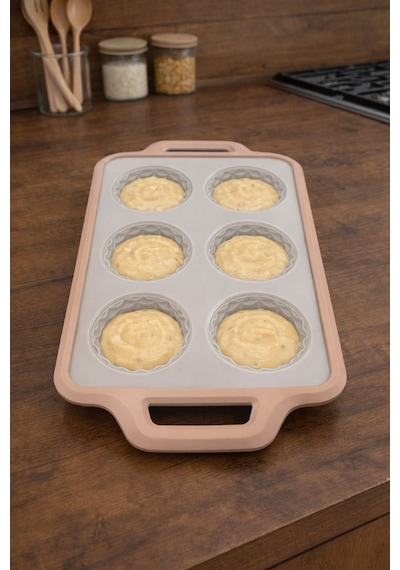 Arow Taffy Silikon Muffin Kabı Pembe