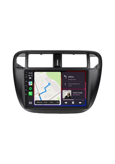 Honda Civic 1996-2001 Android Multimedya Carplay Android Auto Navigasyon Kameralı 8gb Ram 64gb 9"