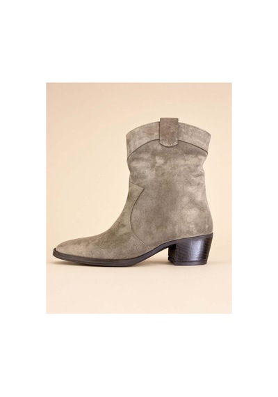 37brandshoes Taupe Süet Botlar Bej Bej