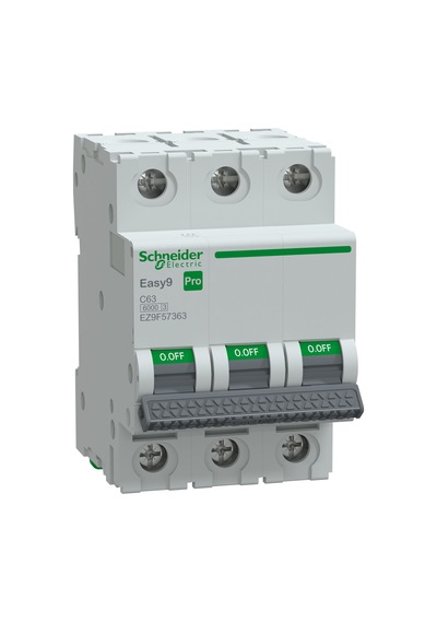 Schneider Electric Ez9f57363 3x63a C 6ka Otomatik Sigorta Easy9 Pro