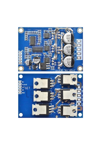 12-36V DC 15A 500W Fırçasız Motor Sürücü Modülü (Hall Sensörsüz)