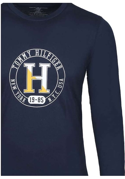 Tommy Hilfiger Tommy Hılfıger Erkek Sweatshırt 09t4214 410 Lacivert