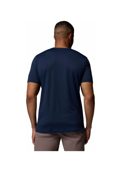 Columbia Tech Trail Utility Erkek Teknik Kısa Kollu Tişört-9171 Lacivert