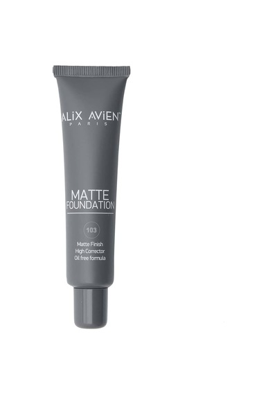 Uzun Süre Kalıcı Doğal Mat Bitişli E Vitamini İçeren Mat Fondöten - Matte Foundation 406 Light Peach Çok Renkli