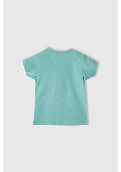 United Colors Of Benetton Erkek Bebek T Shirt Turkuaz 3ı9wa1062-1422 Turkuaz