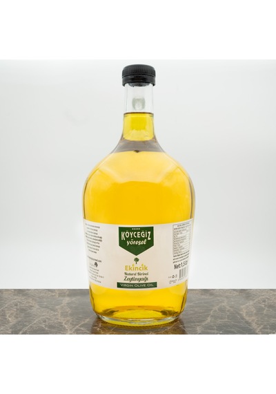 Köyceğiz Yöresel Ekincik Naturel Birinci Zeytinyağı Cam 1500 ML