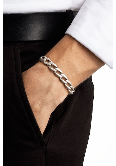 So Chic Örgü Model Çelik Erkek Bileklik Gri 70381685