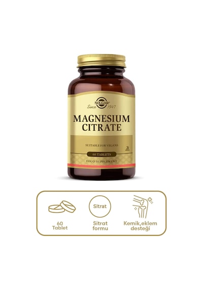 Magnesium Citrate 200 Mg 60 Tablet