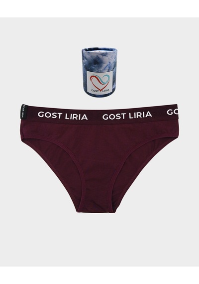 Gost Liria - Calm Kadın Slip Külot Bordo Bordo