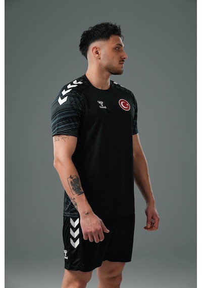 Hummel Milli Takım Line Antrenman Tişört Siyah